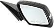 2012-2013 Kia Soul - Driver and Passenger Side Mirrors, Power, Manual Folding, Heated, Paintable, In-housing Signal Light, No Memory, No Puddle Light, No Auto-Dimming, No Blind Spot Feature