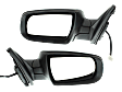 Driver and Passenger Side Mirrors, Power Adjust, Manual Folding, Heated, Paintable, In-housing Signal Light, No Memory, No Puddle Light, No Auto-Dimming, No Blind Spot Feature