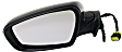 Driver and Passenger Side Mirrors, Power, Power Folding, Heated, Paintable, In-housing Signal Light, No Memory, With Puddle Light, No Auto-Dimming, No Blind Spot Feature
