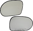 Driver and Passenger Side Mirror Glass, Heated, Non-Towing, With backing plate, Includes (2) Mirror Glasses