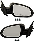 Driver and Passenger Side Mirror, Power Adjust, Heated, Manual Folding, Paintable, No Signal Light, No Memory, No Puddle Light, No Auto-Dim, No Blind Spot Feature