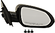 Driver and Passenger Side Mirror, Power Adjust, Heated, Manual Folding, Paintable, No Signal Light, No Memory, No Puddle Light, No Auto-Dim, No Blind Spot Feature