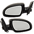 Driver and Passenger Side Mirror, Power Adjust, Non-Heated, Manual Folding, Paintable, No Signal Light, No Memory, No Puddle Light, No Auto-Dim, No Blind Spot Feature