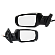 Driver and Passenger Side Mirrors, Power Adjust, Power Folding, Heated, Chrome, In-housing Signal Light, With memory, No Puddle Light, No Auto-Dimming, With Blind Spot Detection in Glass