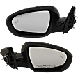 2014-2015 Kia Optima - Driver and Passenger Side Mirrors, Power Adjust, Power Folding, Heated, Paintable, In-housing Signal Light, With memory, No Puddle Light, No Auto-Dimming, With Blind Spot Detection in Glass