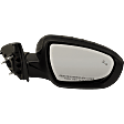 2014-2015 Kia Optima - Driver and Passenger Side Mirrors, Power Adjust, Power Folding, Heated, Paintable, In-housing Signal Light, With memory, No Puddle Light, No Auto-Dimming, With Blind Spot Detection in Glass