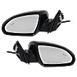 Driver and Passenger Side Mirrors, Power Adjust, Power Folding, Heated, Paintable, In-housing Signal Light, No Memory, No Puddle Light, No Auto-Dimming, With Blind Spot Detection in Glass