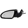 Driver and Passenger Side Mirrors, Power Adjust, Power Folding, Heated, Paintable, In-housing Signal Light, No Memory, No Puddle Light, No Auto-Dimming, With Blind Spot Detection in Glass