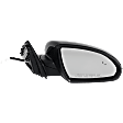 Driver and Passenger Side Mirrors, Power Adjust, Power Folding, Heated, Paintable, In-housing Signal Light, No Memory, No Puddle Light, No Auto-Dimming, With Blind Spot Detection in Glass