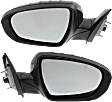 Driver and Passenger Side Mirror, Power Adjust, Heated, Power Folding, Paintable, In-housing Signal Light, No Memory, No Puddle Light, No Auto-Dim, No Blind Spot Feature