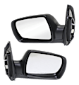 Driver and Passenger Side Mirrors, Power Adjust, Manual Folding, Non-Heated, Paintable, In-housing Signal Light, No Memory, No Puddle Light, No Auto-Dimming, No Blind Spot Feature