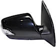 Driver and Passenger Side Mirror, Power Adjust, Heated, Manual Folding, Paintable, In-housing Signal Light, With Memory, No Puddle Light, No Auto-Dim, No Blind Spot Feature