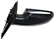 2013 Kia Optima - Driver and Passenger Side Mirror, USA Built Vehicle, Power Adjust, Heated, Chrome, Power Folding, In-housing Signal Light, No Blind Spot Feature, No Memory, No Puddle Light, No Auto-Dimming
