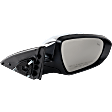 Driver and Passenger Side Mirrors, Power Adjust, Power Folding, Heated, Chrome, In-housing Signal Light, No Memory, No Puddle Light, No Auto-Dimming, With Blind Spot Detection in Glass