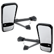 Driver and Passenger Side Mirror, Power Adjust, Heated, Manual Folding, Chrome, No Signal Light, No Memory, No Puddle Light, No Auto-Dim, No Blind Spot Feature