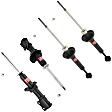 SET-KY232021-C Front and Rear, Driver and Passenger Side Bare Strut, GR-2/Excel-G Series