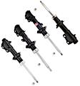 SET-KY334311-C Front and Rear, Driver and Passenger Side Bare Strut, GR-2/Excel-G Series