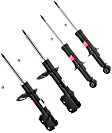 SET-KY334642-C Front and Rear, Driver and Passenger Side Bare Strut, GR-2/Excel-G Series