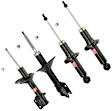 SET-KY341276-C Front and Rear, Driver and Passenger Side Bare Strut, GR-2/Excel-G Series