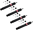 SET-KY344375-C Front and Rear, Driver and Passenger Side Shock, 4WD, GR-2/Excel-G Series