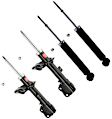 SET-KY349040-C Front and Rear, Driver and Passenger Side, GR-2/Excel-G Series