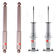 SET-KY5510018 Front and Rear, Driver and Passenger Side Shock and Bare Strut