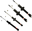 SET-KY551122-C Front and Rear, Driver and Passenger Side Bare Strut, RWD, Gas-A-Just Series