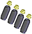 2011 Infiniti M37 - Shock and Strut Boot - Black, Strut boot, Direct Fit, Set of 4