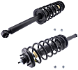 SET-KYSR4075 Front and Rear, Driver and Passenger Side Fully Loaded Strut, Strut-Plus Series