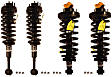 SET-KYSR4137-C Front and Rear, Driver and Passenger Side Fully Loaded Strut, Strut-Plus Series