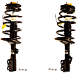 SET-KYSR4177-F Front, Driver and Passenger Side Fully Loaded Strut, FWD, Strut-Plus Series