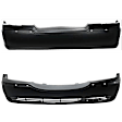 Front and Rear Primed Bumper Cover