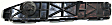 Front, Driver and Passenger Side Bumper Brackets, Side Brace