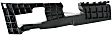 Front, Driver and Passenger Side Bumper Brackets, Cover Side Support