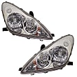 2004 Lexus ES330 - Driver and Passenger Side Halogen Headlight, With bulb(s), Production Date To June 2004, OE Replacement, CAPA Certified