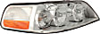 2003 Lincoln Town Car - Driver and Passenger Side Halogen Headlight, With bulb(s), OE Replacement