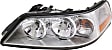 2005-2011 Lincoln Town Car - Driver and Passenger Side Halogen Headlight, With bulb(s), OE Replacement
