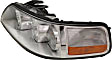 2005-2011 Lincoln Town Car - Driver and Passenger Side Halogen Headlight, With bulb(s), OE Replacement