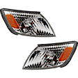 Driver and Passenger Side Halogen Corner Light, With bulb(s)