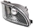 Front, Driver and Passenger Side Fog Lights, With Bulb(s), Halogen