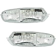 Front, Driver and Passenger Side Fog Lights, Without Bulb(s), Halogen