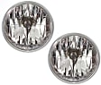 Front, Driver and Passenger Side Fog Lights, With Bulb(s), Halogen