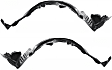 Front, Driver and Passenger Side, Fender Liner