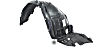 Front, Driver and Passenger Side, Fender Liner