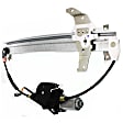 Front and Rear, Driver and Passenger Side Power Window Regulator, With Motor