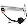 Front and Rear, Driver and Passenger Side Power Window Regulator, With Motor