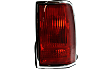 Driver and Passenger Side Halogen Tail Light, Without bulb(s), OE Replacement
