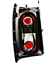 Driver and Passenger Side Halogen Tail Light, Without bulb(s), OE Replacement