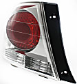 Driver and Passenger Side, Outer Tail Lights, without Bulb, Halogen, Sedan, Mounted on Body