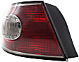 Driver and Passenger Side, Outer Halogen Tail Light, Without bulb(s), OE Replacement, Sedan